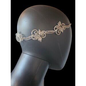 Crystal Swirl Hair Wreath